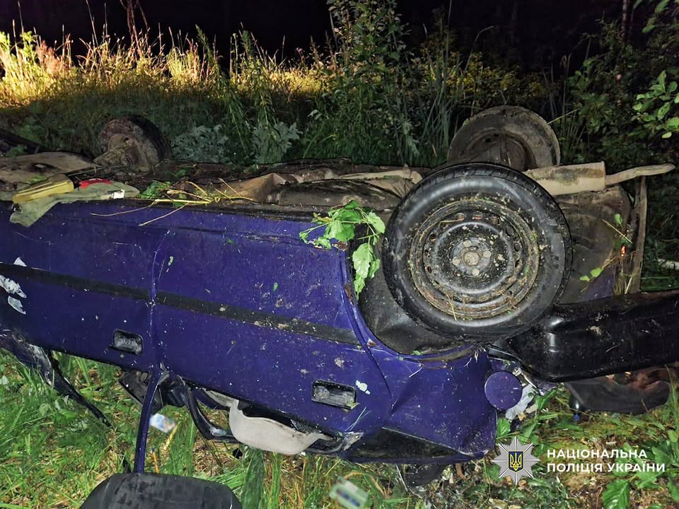 ДТП між Холмами та Жуклею: двоє підлітків у ортопедо-травматологічному відділенні, водій був нетверезим