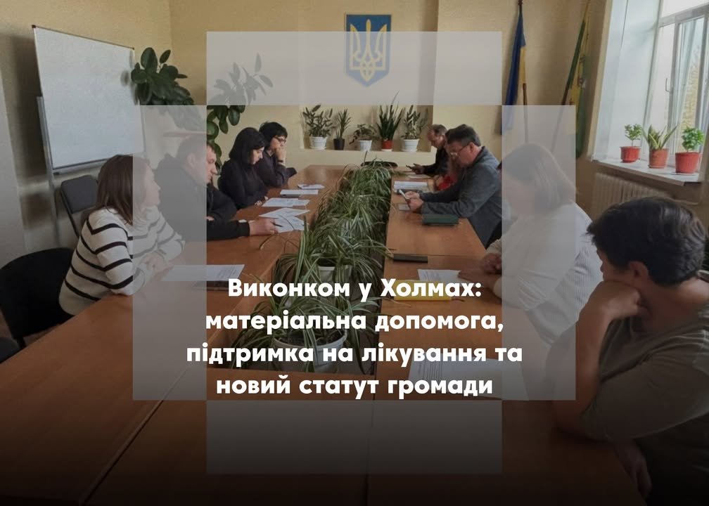 У Холминській громаді розглянули питання щодо статут і допомоги мешканцям на лікування